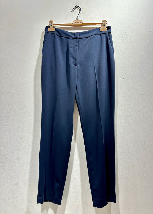 MANILA GRACE - Pantalone sigaretta, Blu Navy