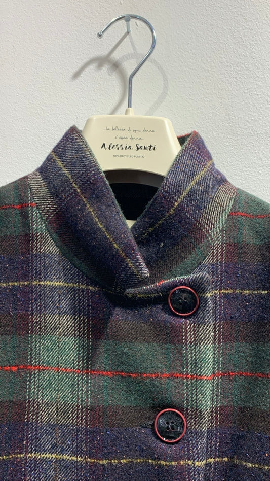 ALESSIA SANTI - Giacca fantasia scozzese