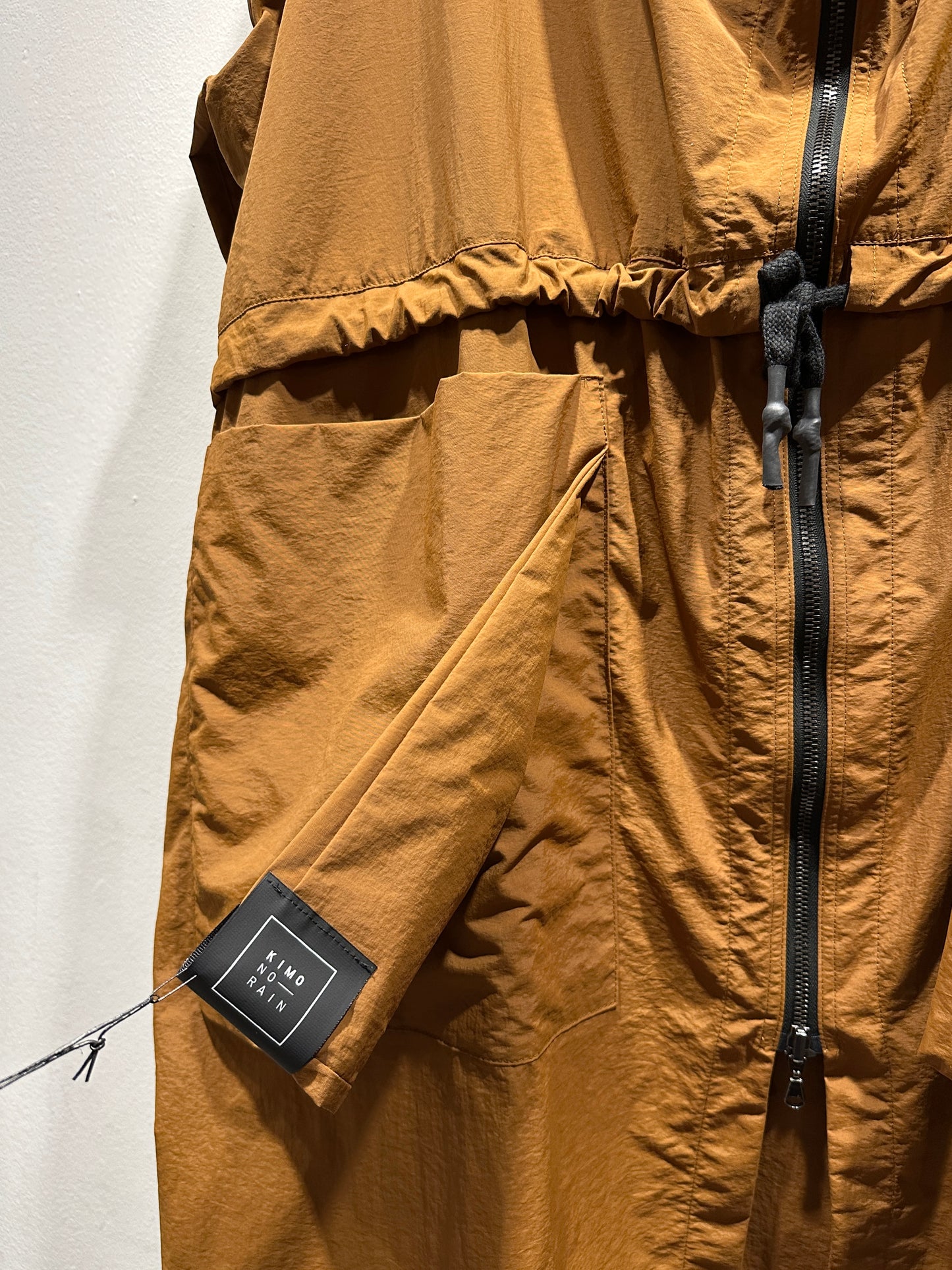 KIMONORAIN - Coat Bomber antipioggia, Rust