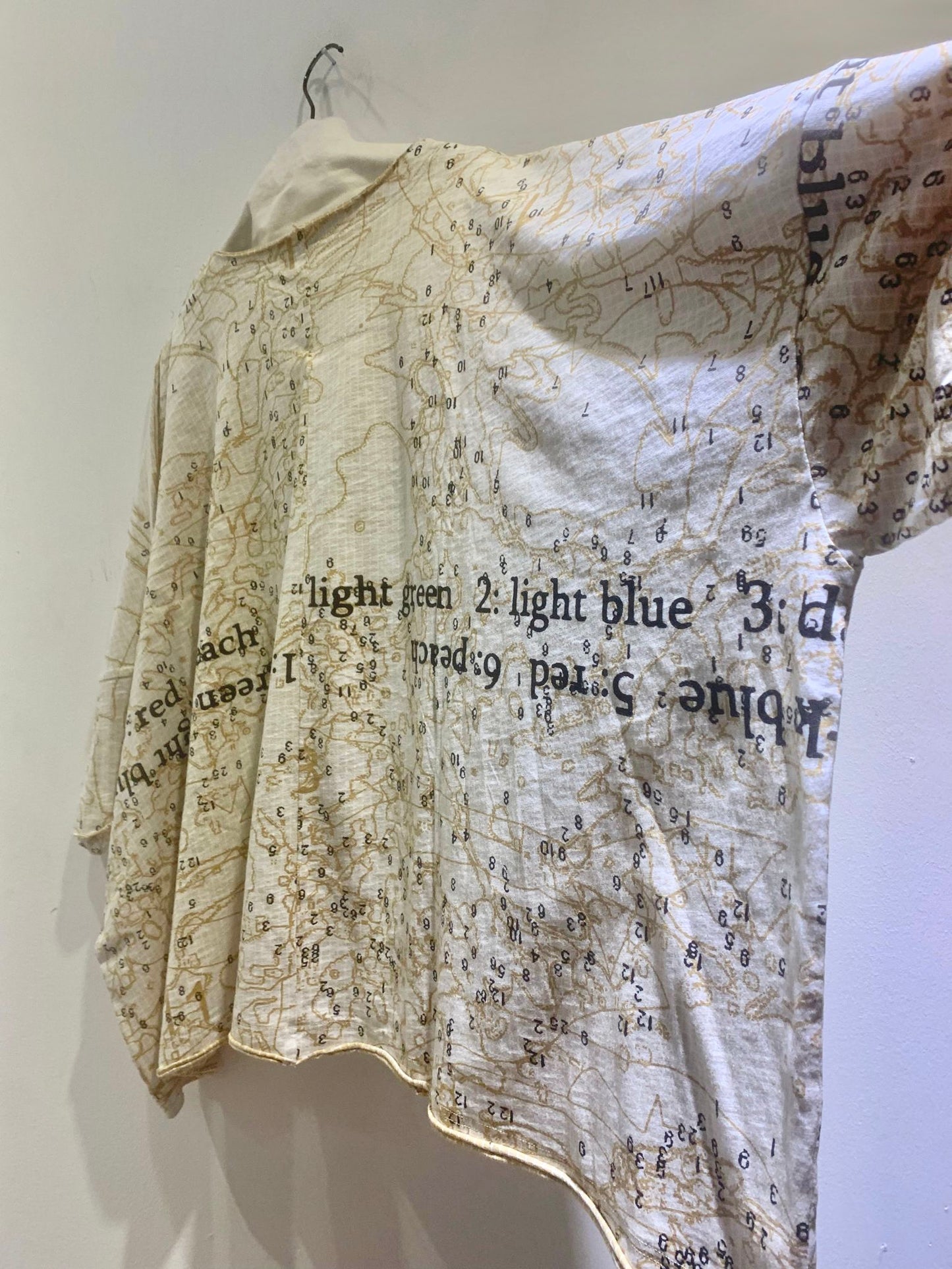 RUNDHOLZ - T-shirt over taglio quadrato, Corn print
