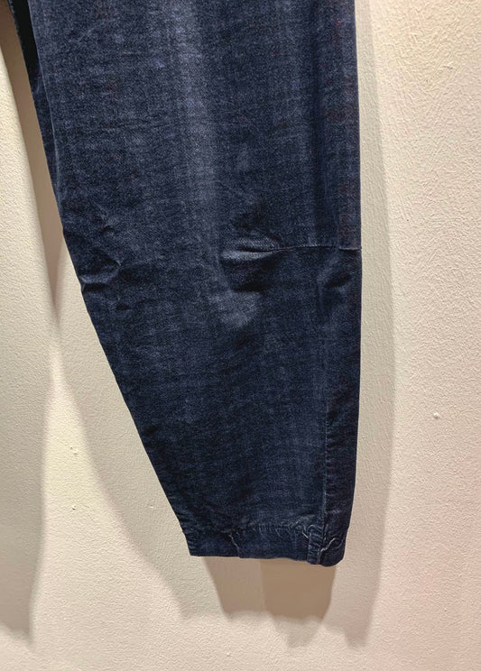 MAMA B - Pantalone Alicia PR in velluto, Notte