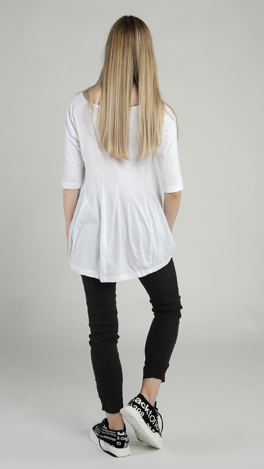 RUNDHOLZ - T-shirt stampata, Nero