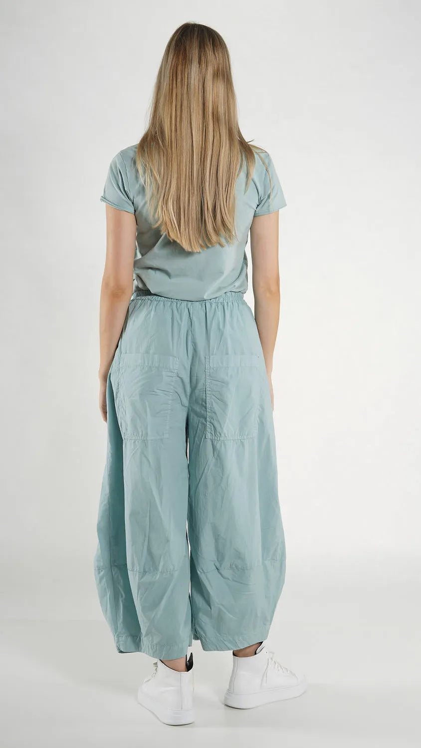 RUNDHOLZ - Pantalone ampio arriccio, Mint