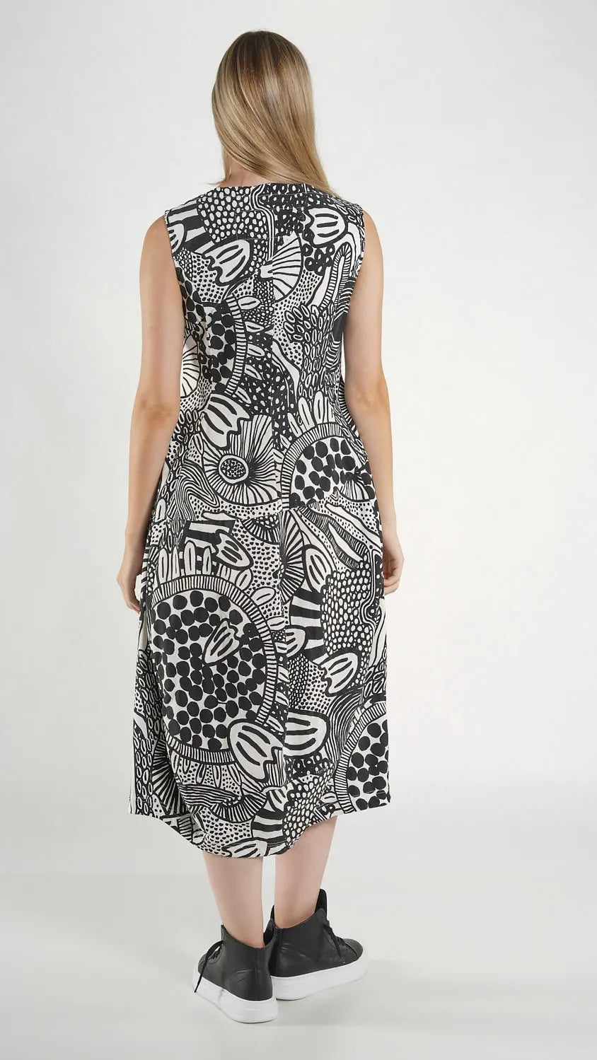 RUNDHOLZ - Abito fantasia, Black Print