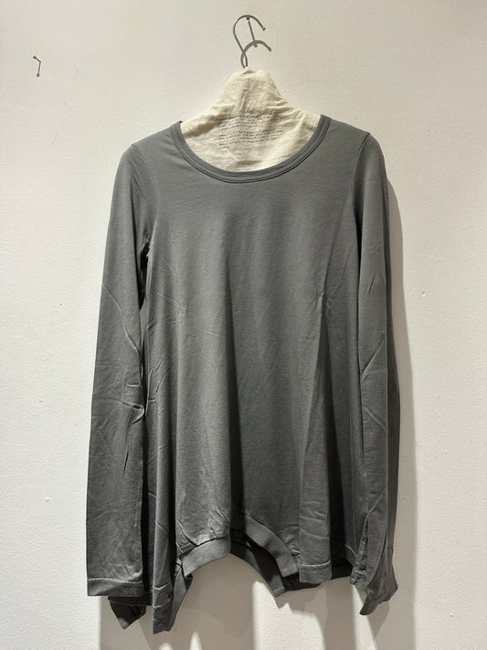 RUNDHOLZ - T-shirt svasata, Grey