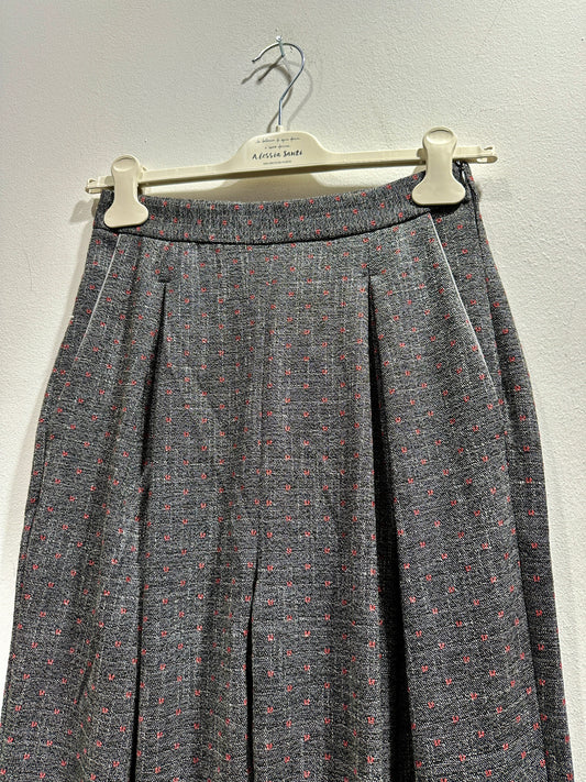 ALESSIA SANTI - Pantalone a pois rossi, Grigio