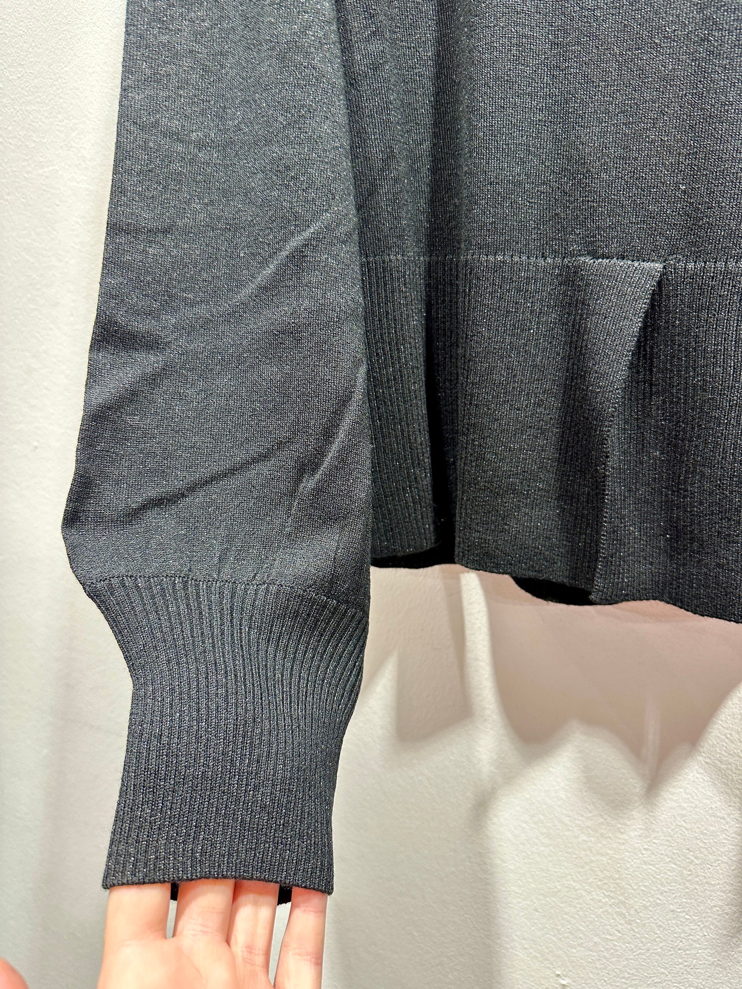 ALESSIA SANTI - Maglia dolcevita spacco, Nero