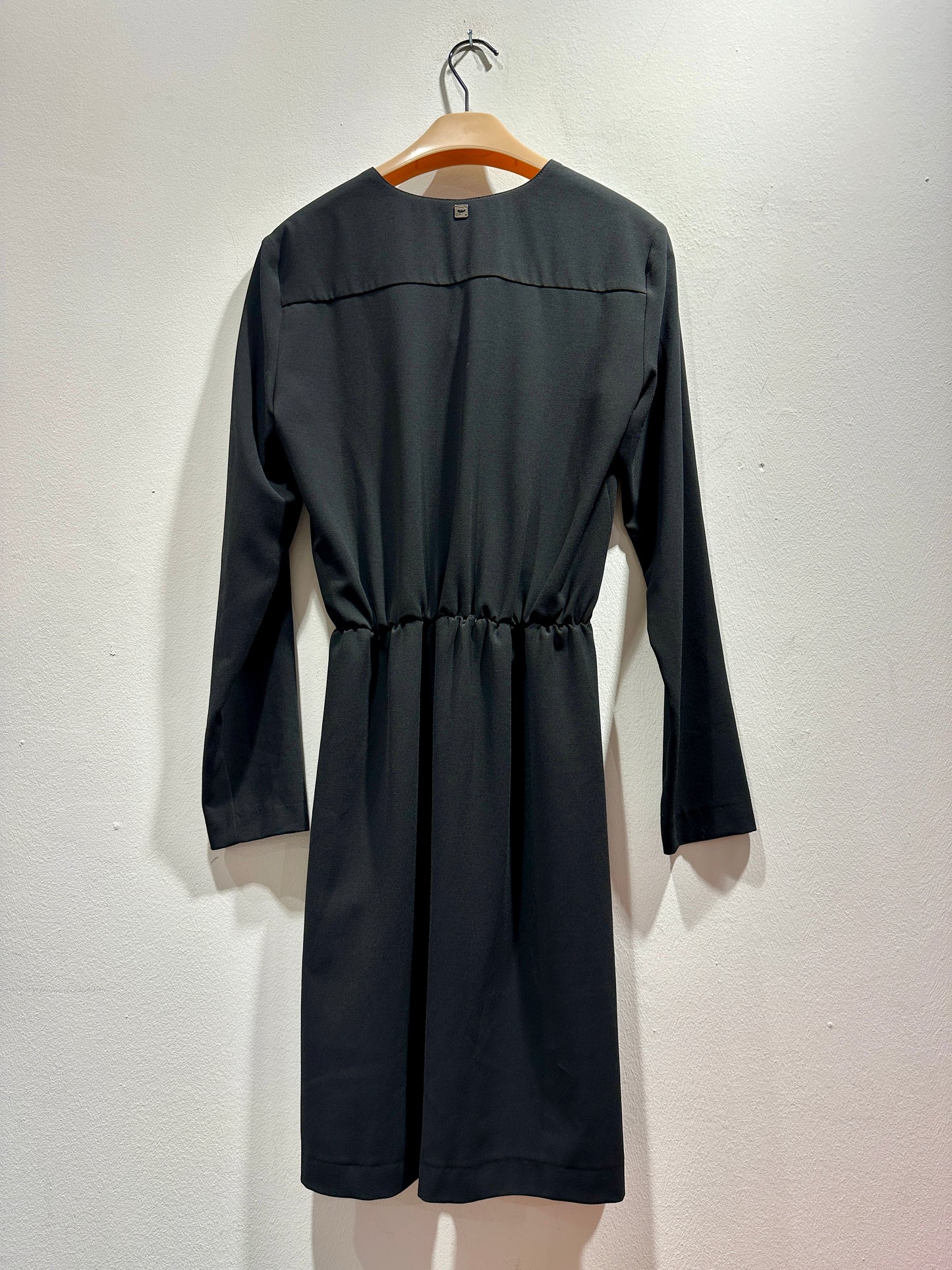 MANILA GRACE - Abito con scollo a V, Nero