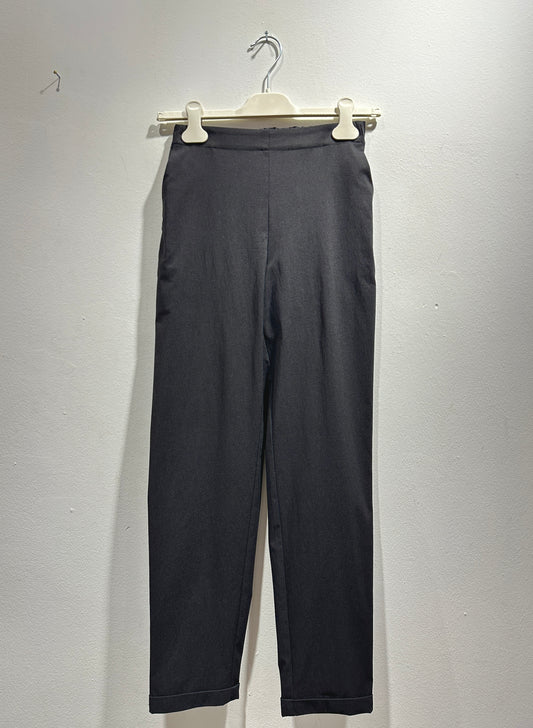 TADASHI - Pantalone con risvolto, Nero