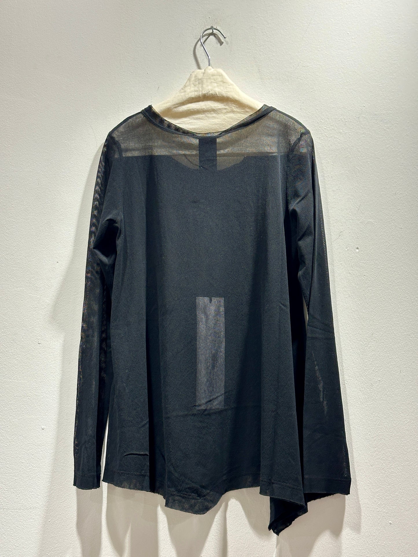 RUNDHOLZ - T-shirt retina svasata, Black