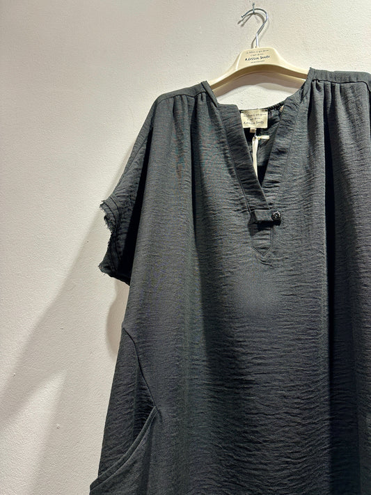 ALESSIA SANTI - Abito con cintura, Nero