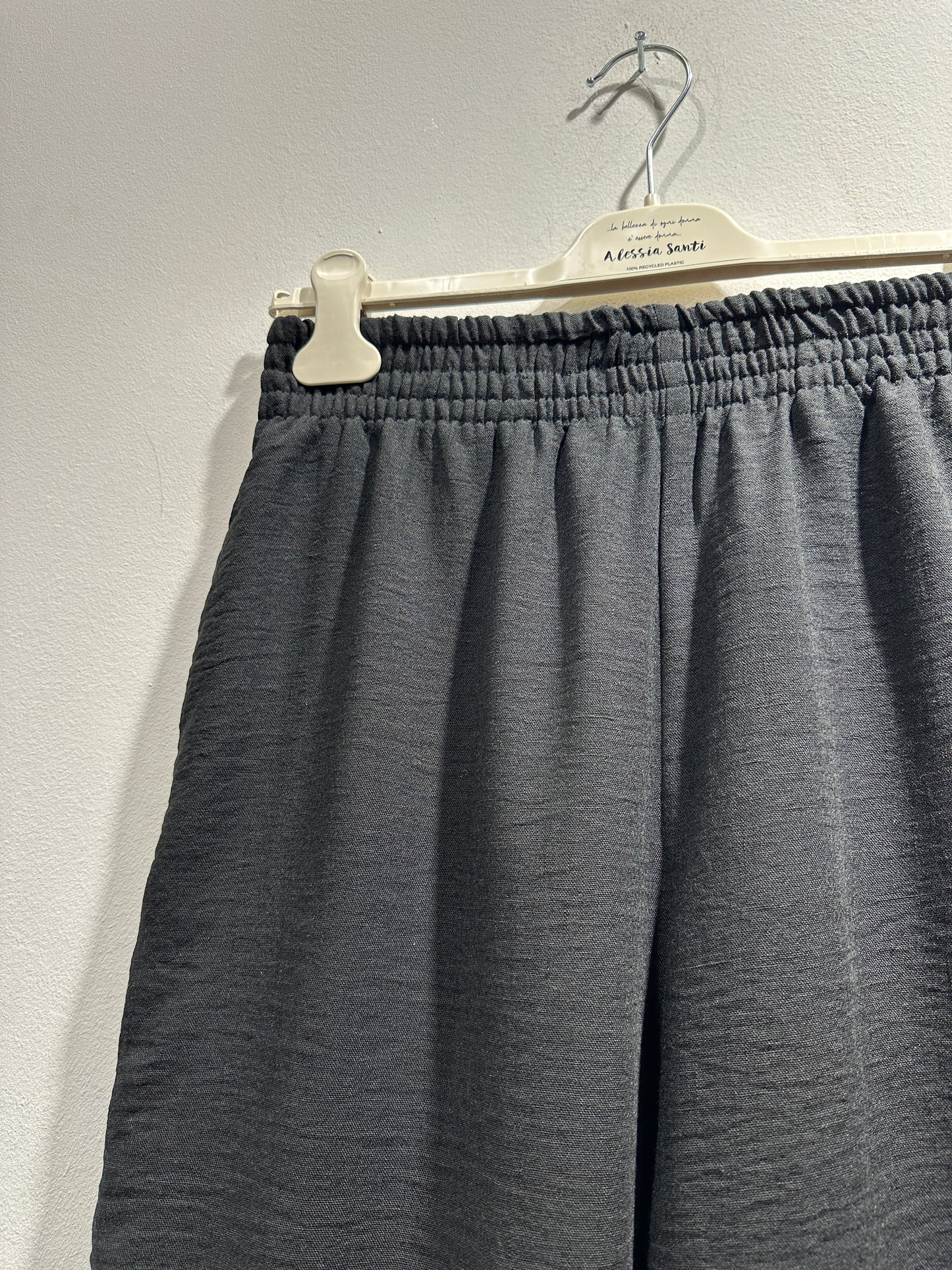 ALESSIA SANTI - Pantalone in crepe, Nero