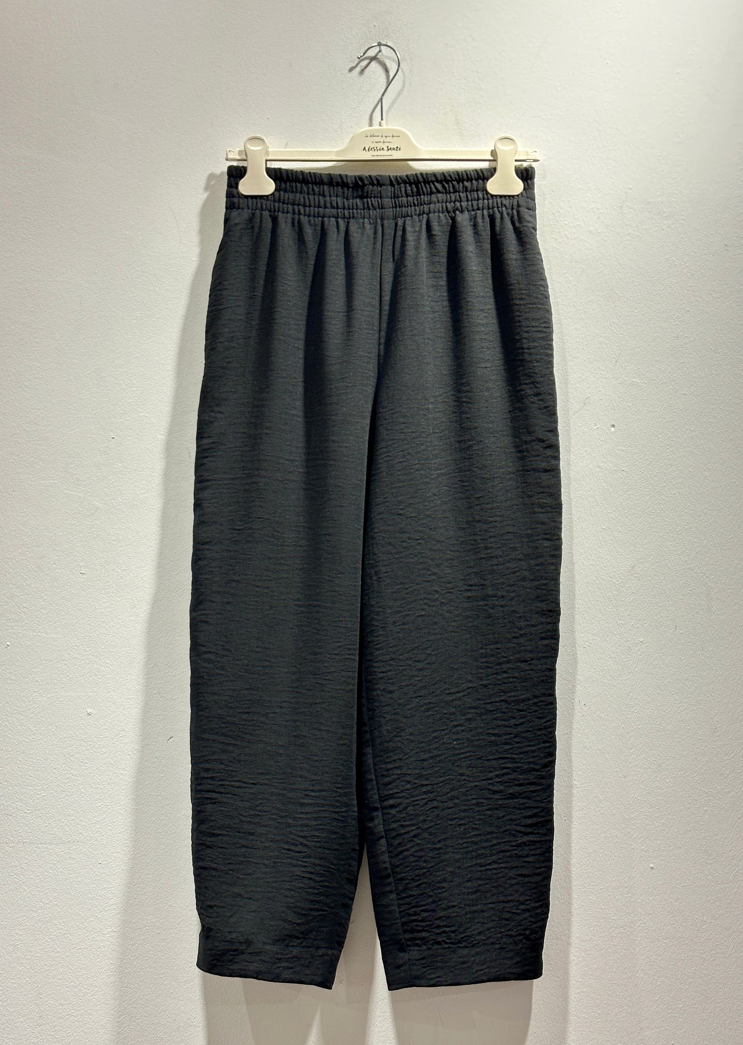 ALESSIA SANTI - Pantalone in crepe, Nero