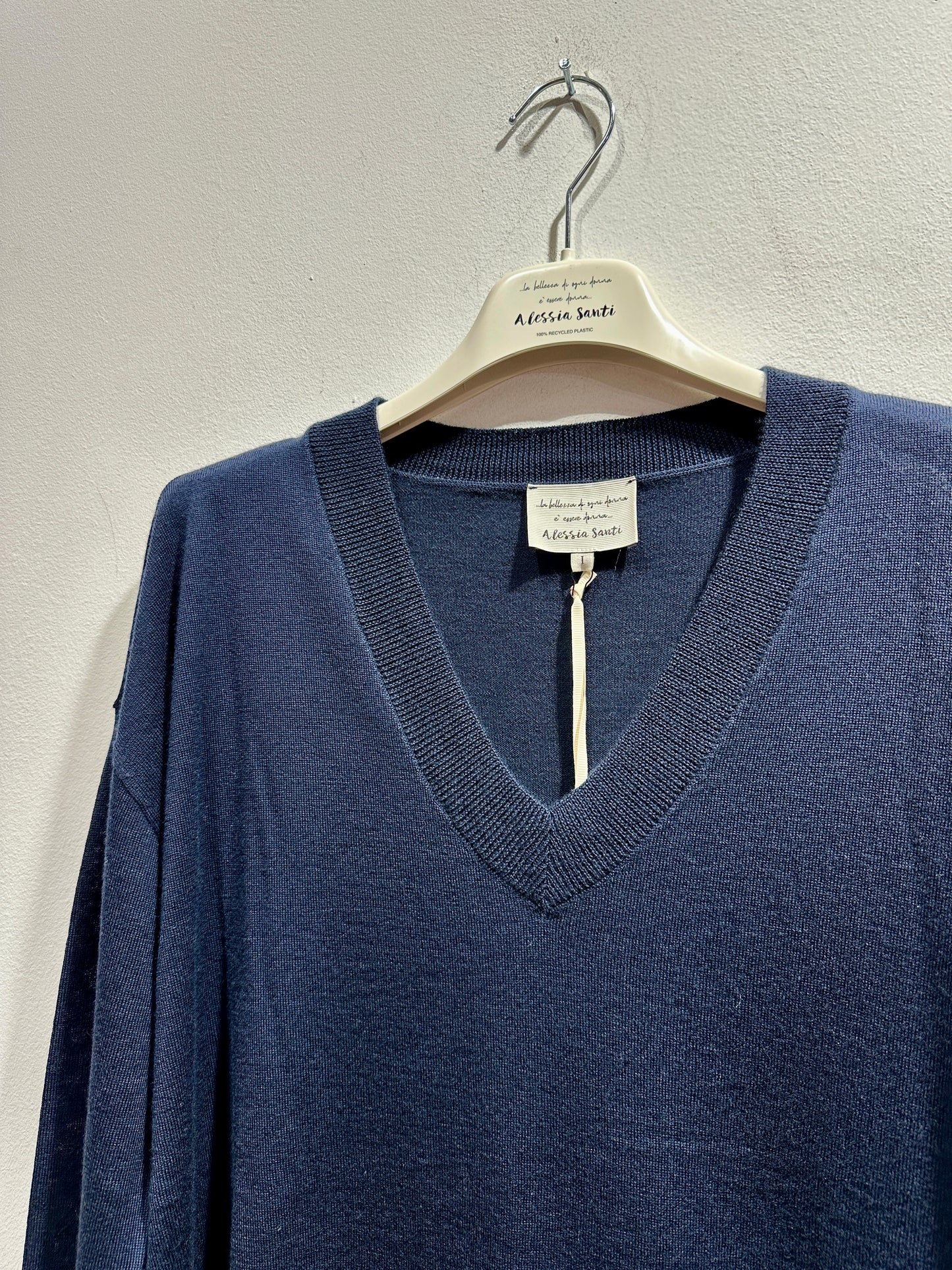 ALESSIA SANTI - Maglia in lana, Blu