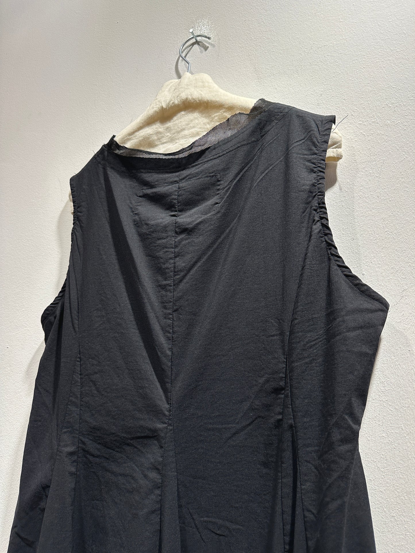 RUNDHOLZ - Abito misto cotone, Black