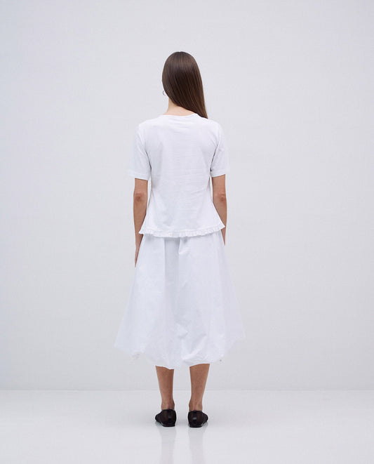 YERSE - Gonna balloon in popeline, Bianco