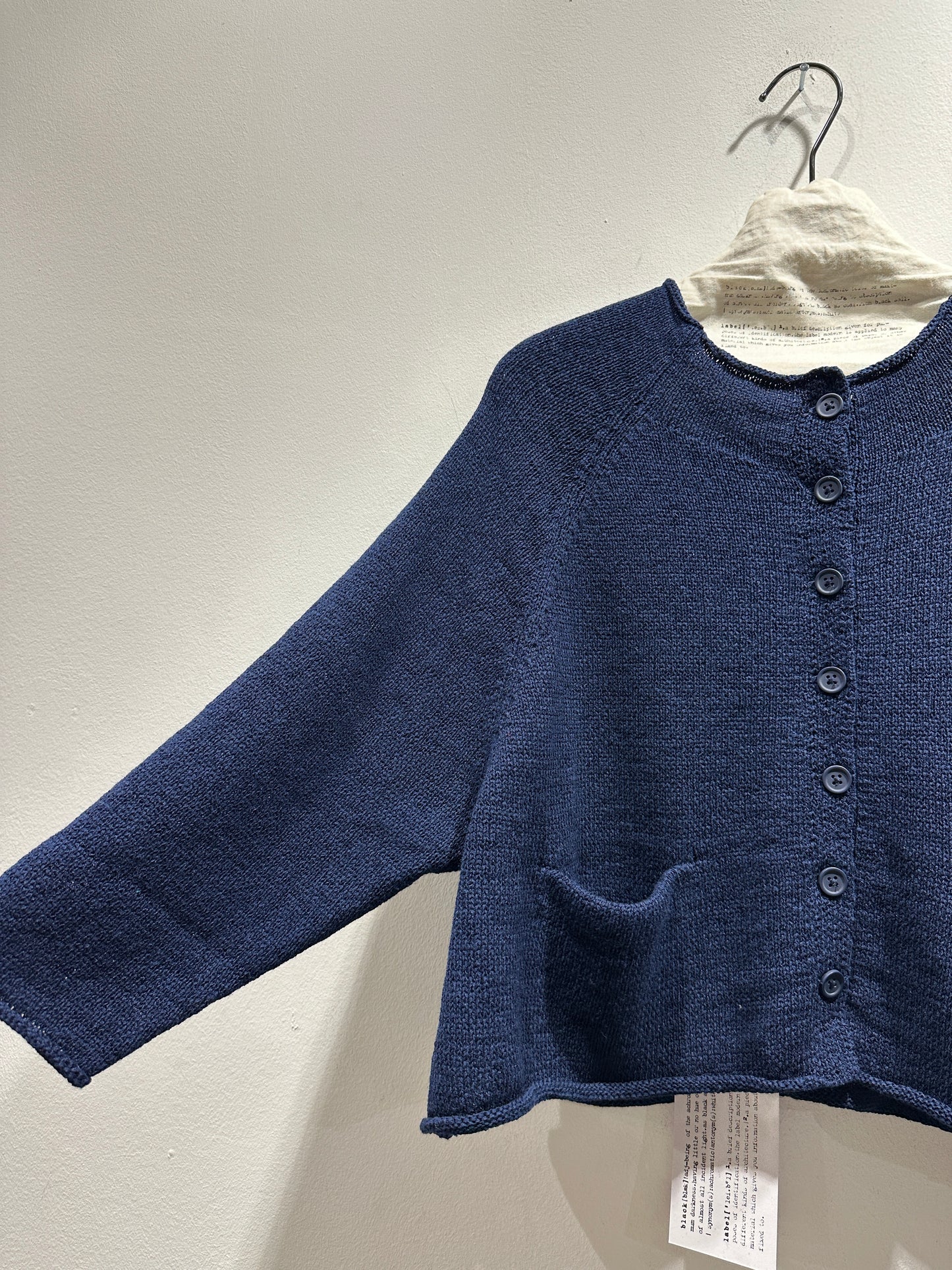 RUNDHOLZ - Cardigan maglia spessa, Navy