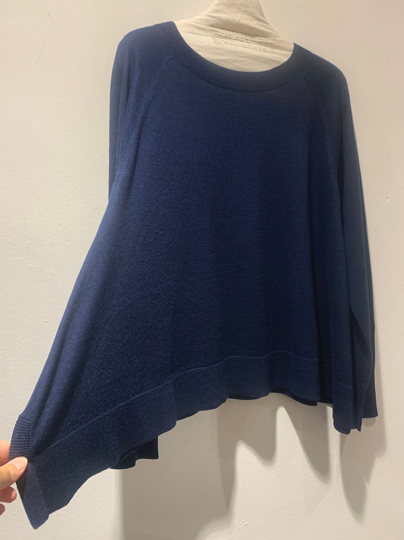 KNIT KNIT - Maglia raglan, Navy