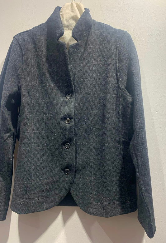 MAMA B - Giacca Adel J, Check Antracite