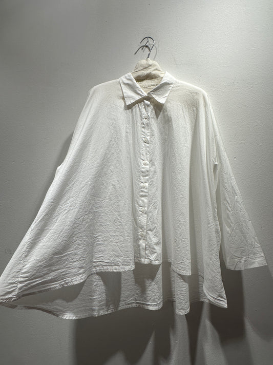 MAMA B - Camicia over Accesa, Latte