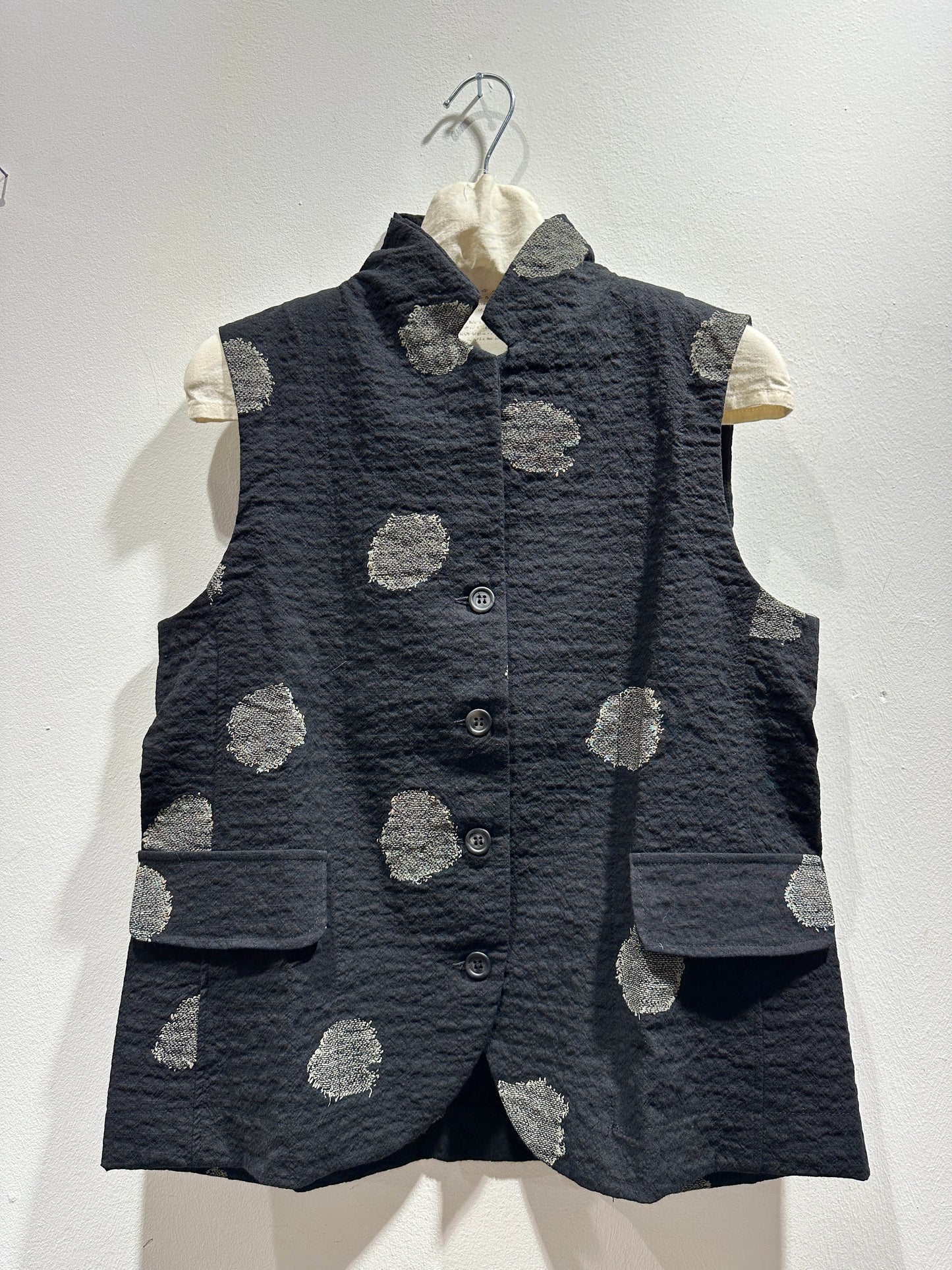 MAMA B - Gilet pois Kimchi S, Nero