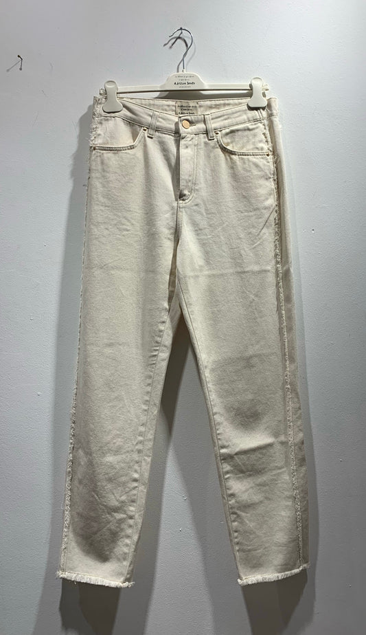 ALESSIA SANTI - Jeans dritto, Crema