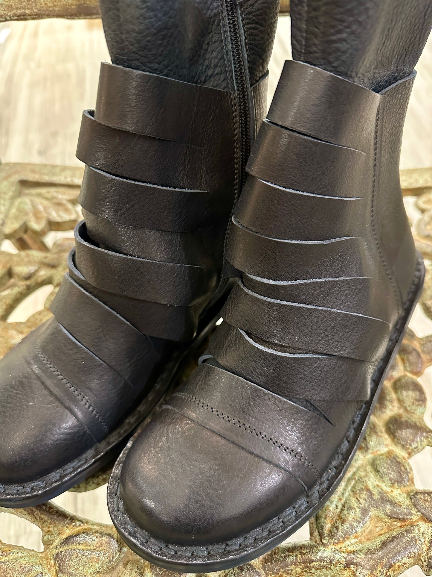 TRIPPEN - Stivaletto Cut-Hi Blu Navy