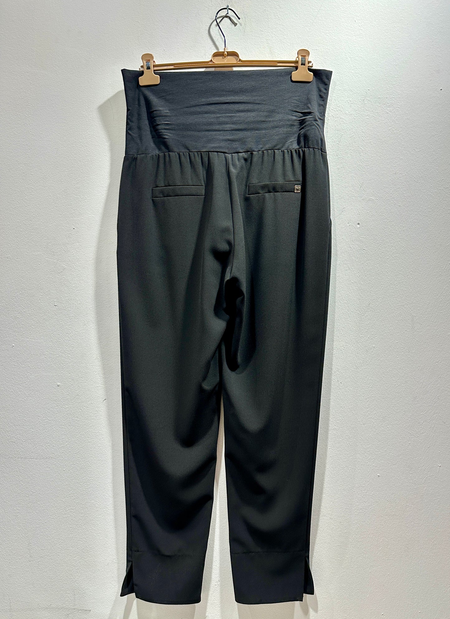MANILA GRACE - Pantalone morbido, Nero