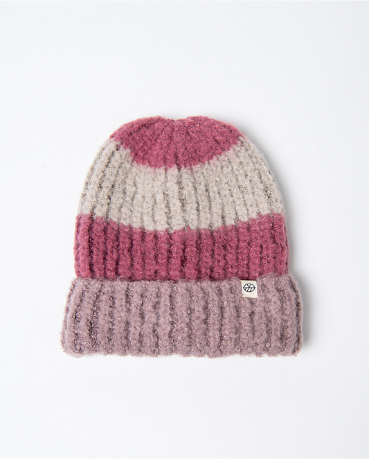 SURKANA - Berretto in maglia con risvolto regolabile, Grigio