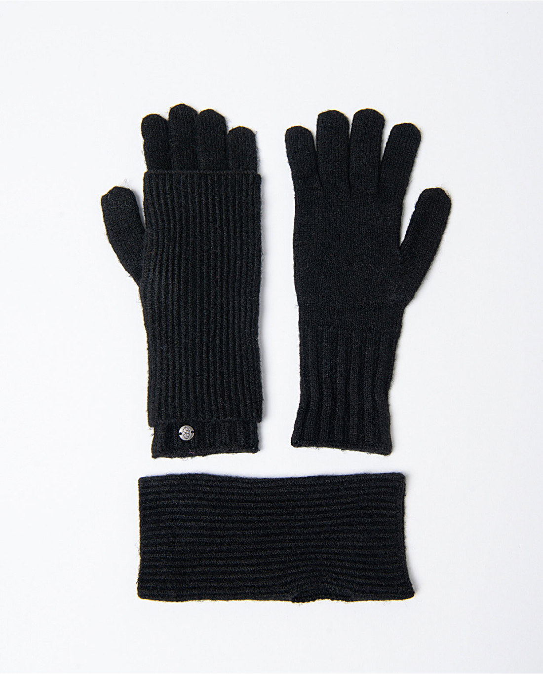 SURKANA - Guanti e muffole staccabili, Nero