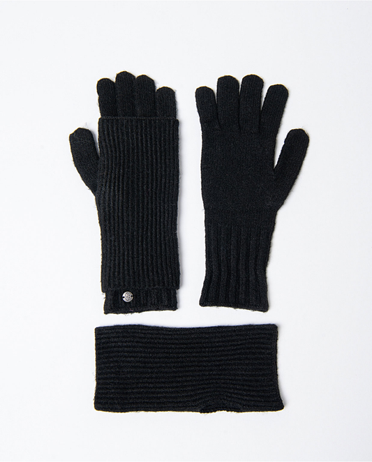 SURKANA - Guanti e muffole staccabili, Nero