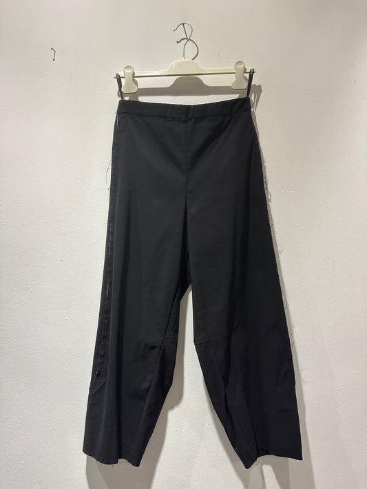 MANESERA - Pantalone tagli, Nero