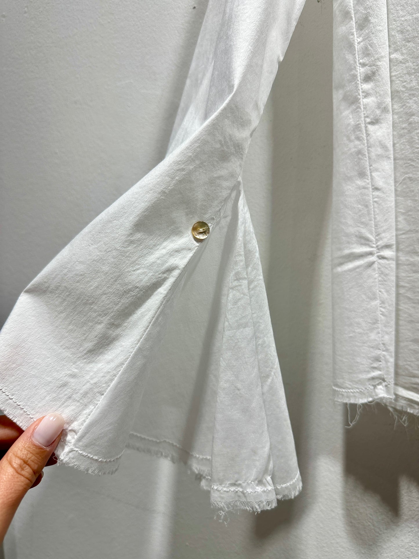 ALESSIA SANTI - Blusa scollo V, Bianco