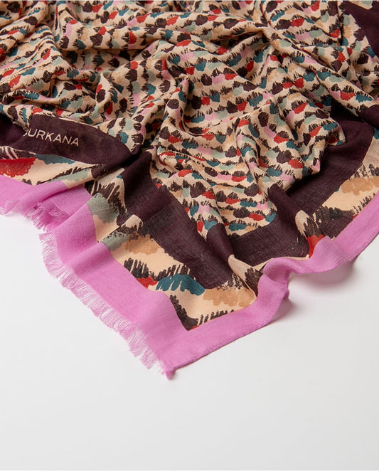 SURKANA - Foulard stampato multicolore