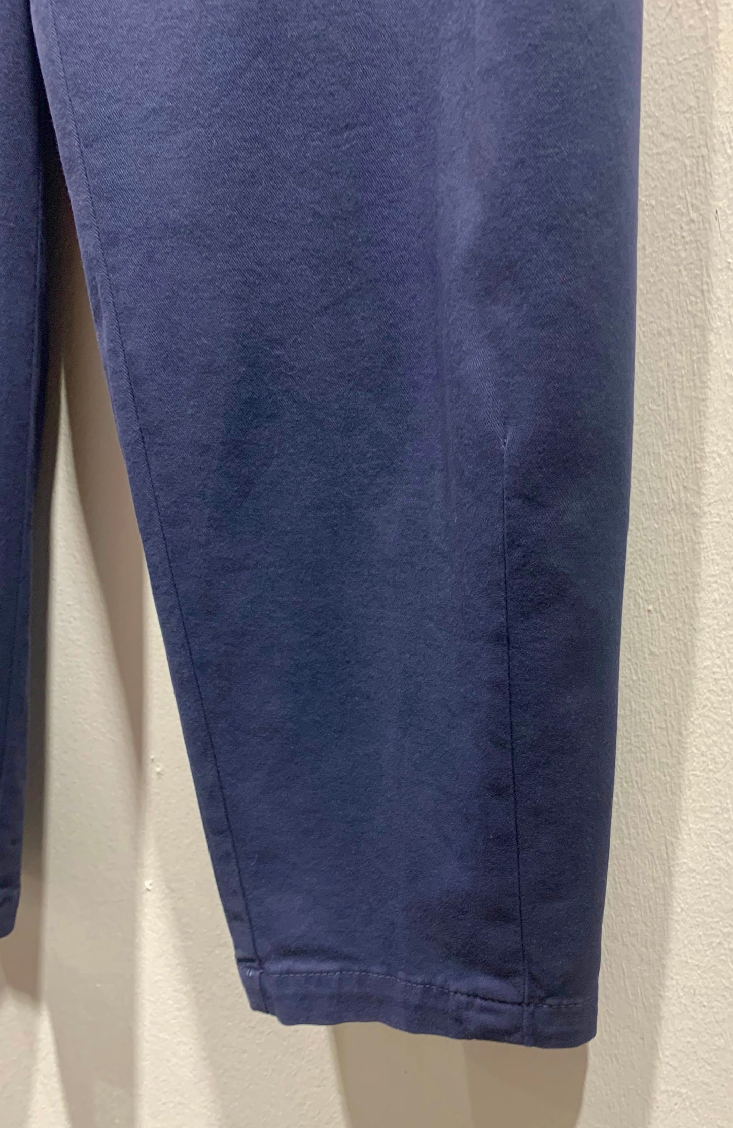ALESSIA SANTI - Pantalone dritto in cotone, Blu