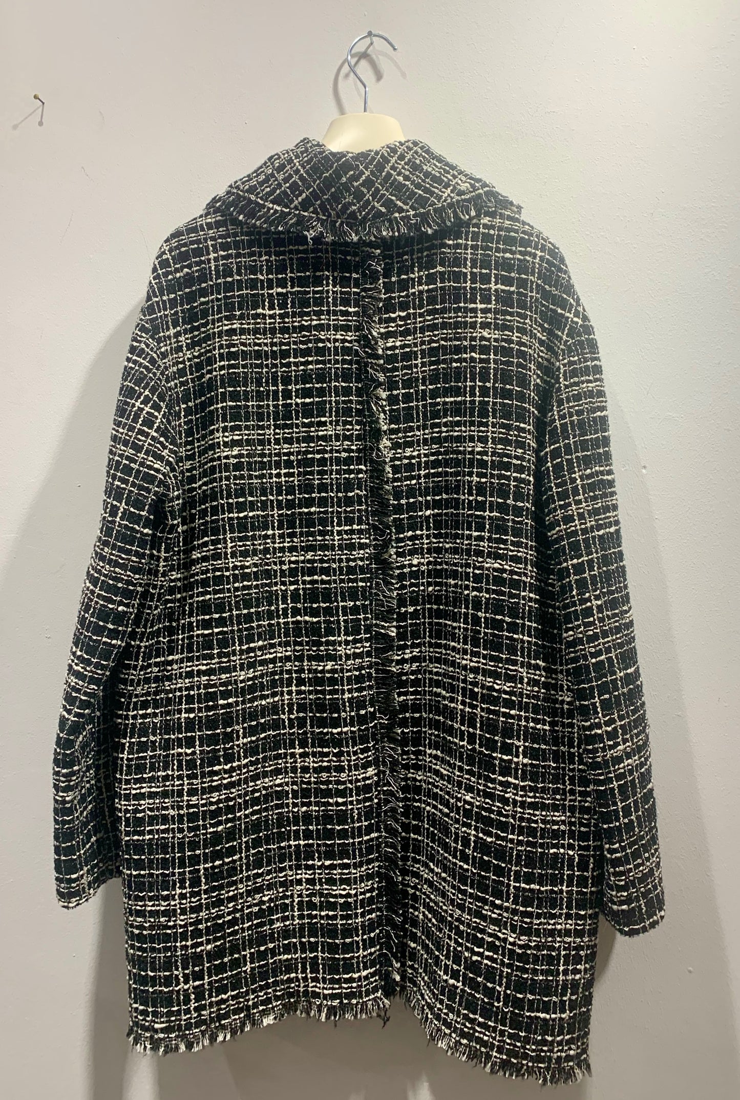 ALESSIA SANTI - Cappotto spigato, Nero