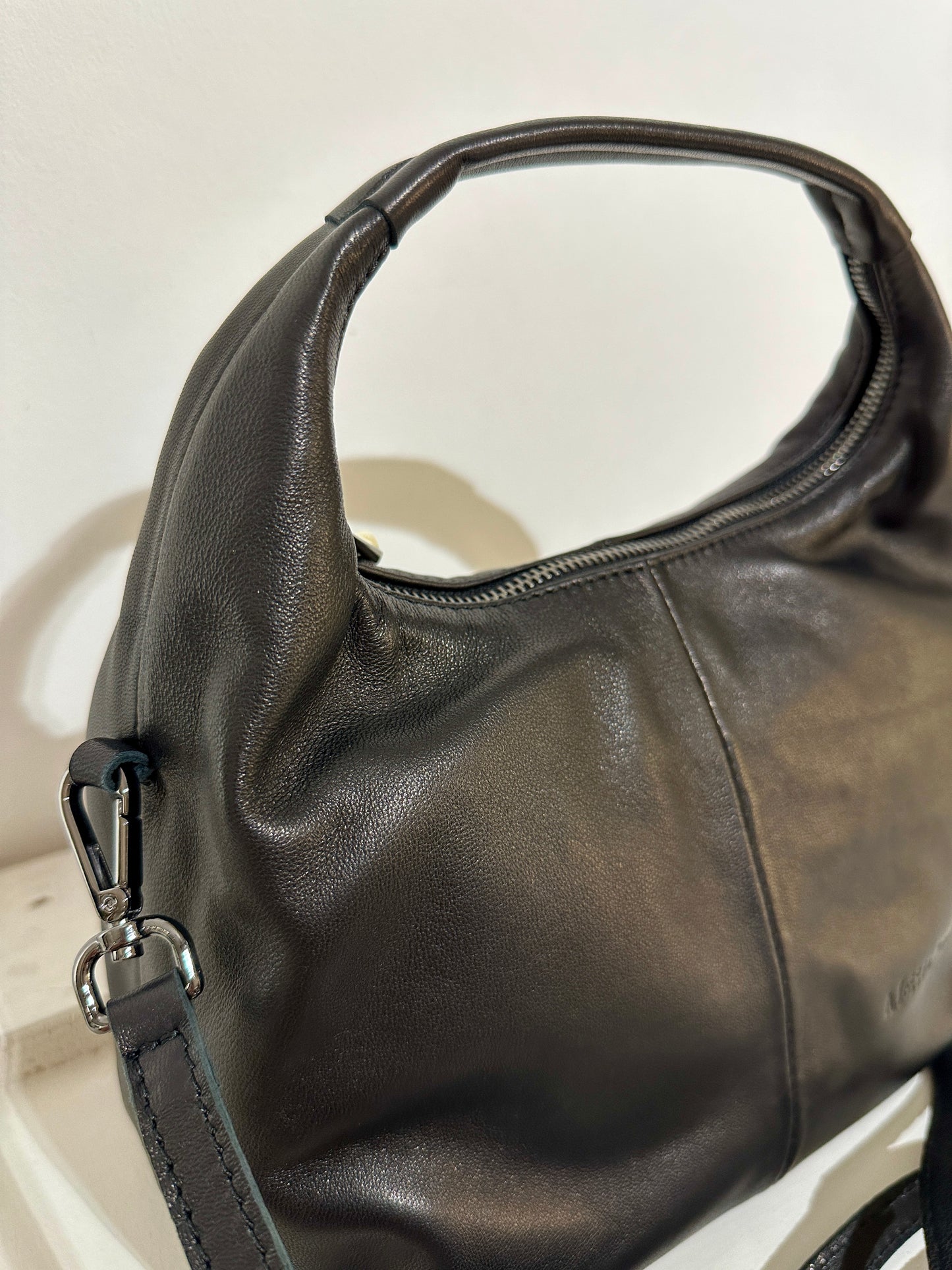 ALESSIA SANTI - Borsa a mano in pelle, Nero