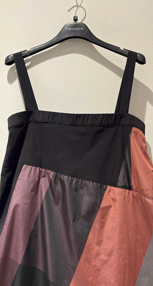 MANESERA - Abito in taffetà, Vino