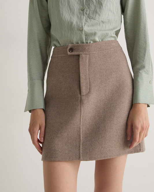 YERSE - Gonna misto lana, Beige