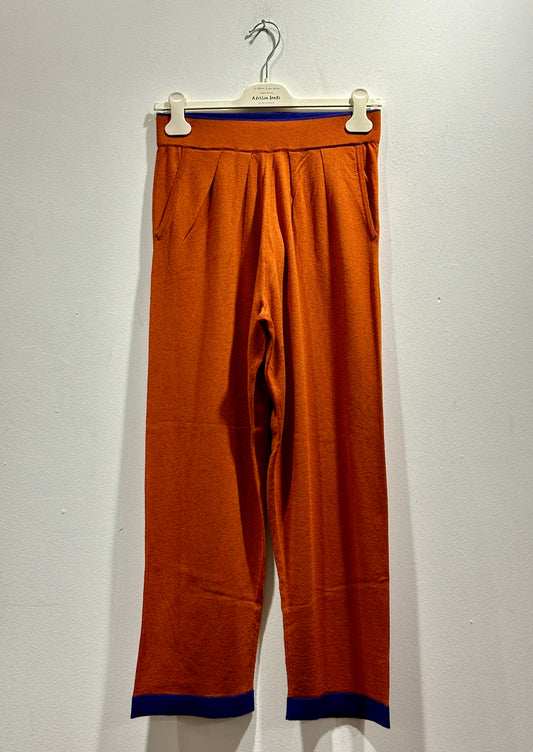 ALESSIA SANTI - Pantalone 100% lana, Arancio
