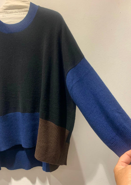KNIT KNIT - Maglia in lana, Multicolore