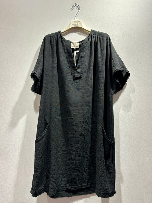 ALESSIA SANTI - Abito con cintura, Nero