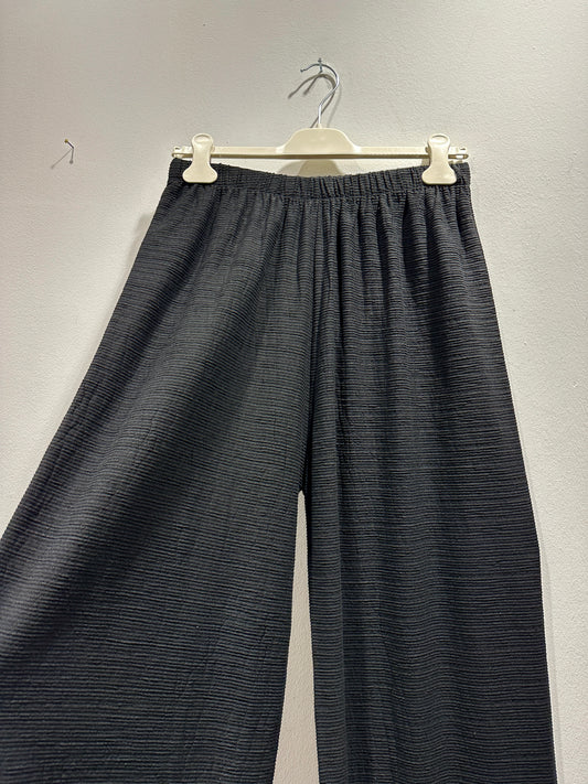 KNIT KNIT - Pantalone palazzo, Nero