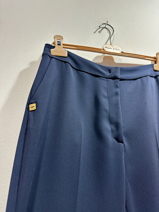 MANILA GRACE - Pantalone sigaretta, Blu Navy