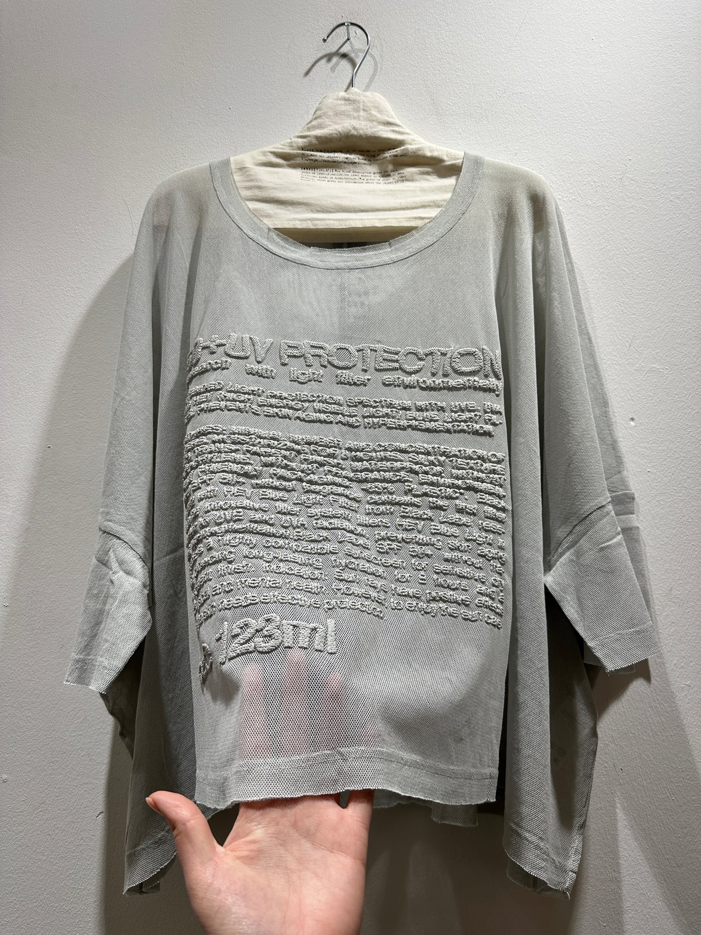 RUNDHOLZ - T-shirt retina stampata, Grey