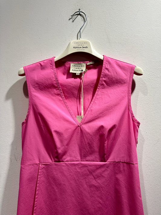 ALESSIA SANTI - Abito svasato, Fucsia