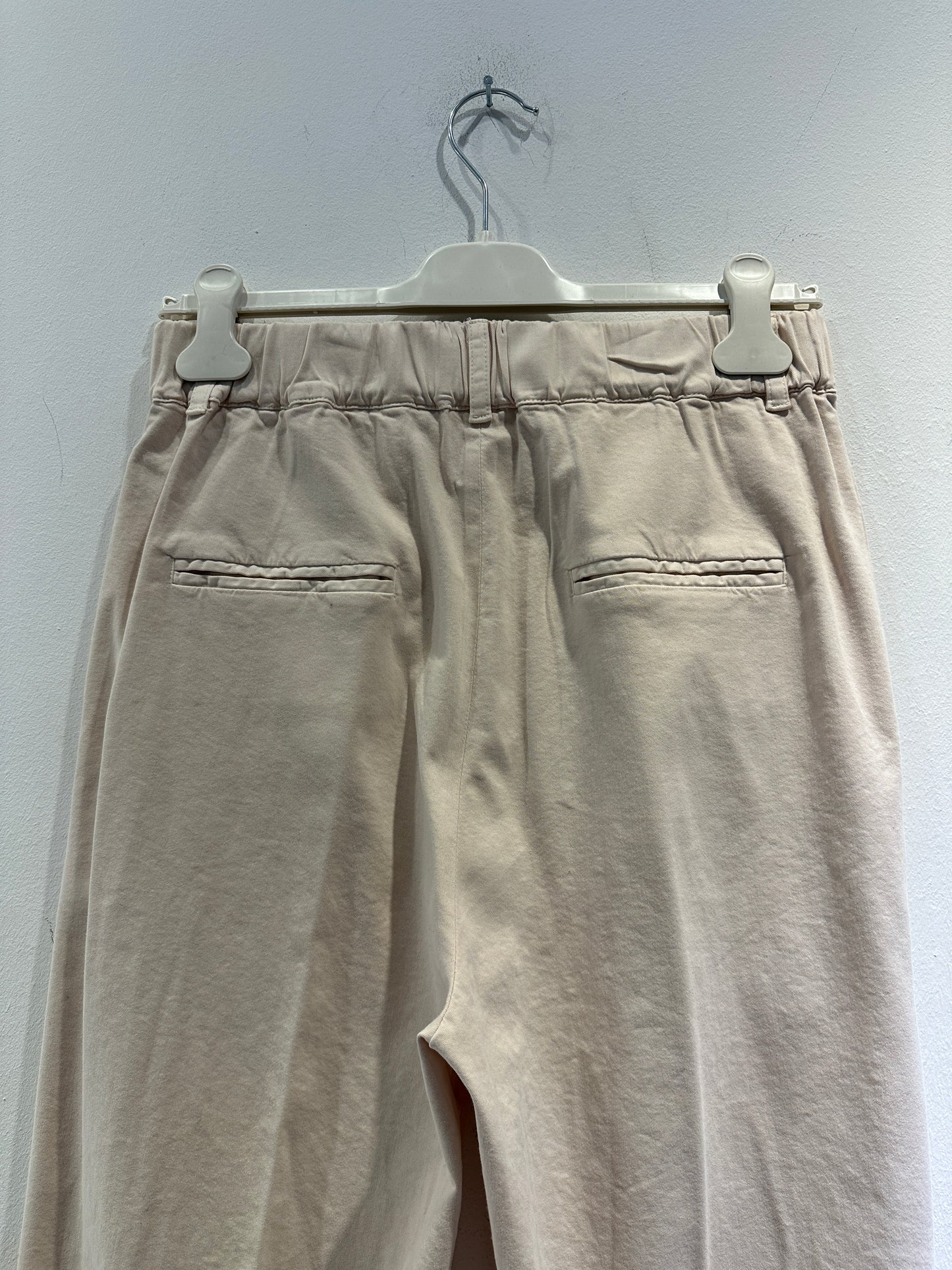 ALESSIA SANTI - Pantalone baggy, Crema