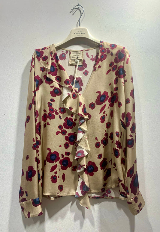 ALESSIA SANTI - Blusa fantasia floreale in viscosa