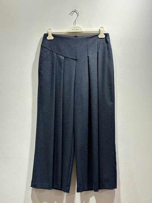 ALESSIA SANTI - Pantalone quadretti, Blu
