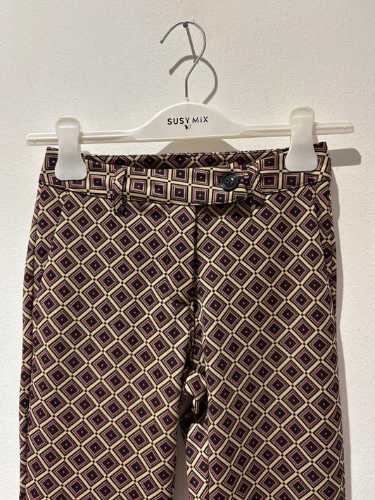 SUSY MIX - Pantalone dritto fantasia, Rosa